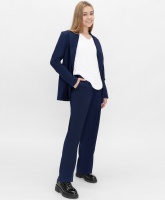 Брюки прямого кроя синие Button Blue Teens line, школьная форма для девочек  фото, kupilegko.ru